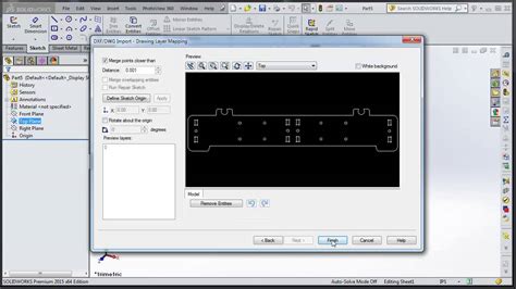 dxf to solidworks sketch.